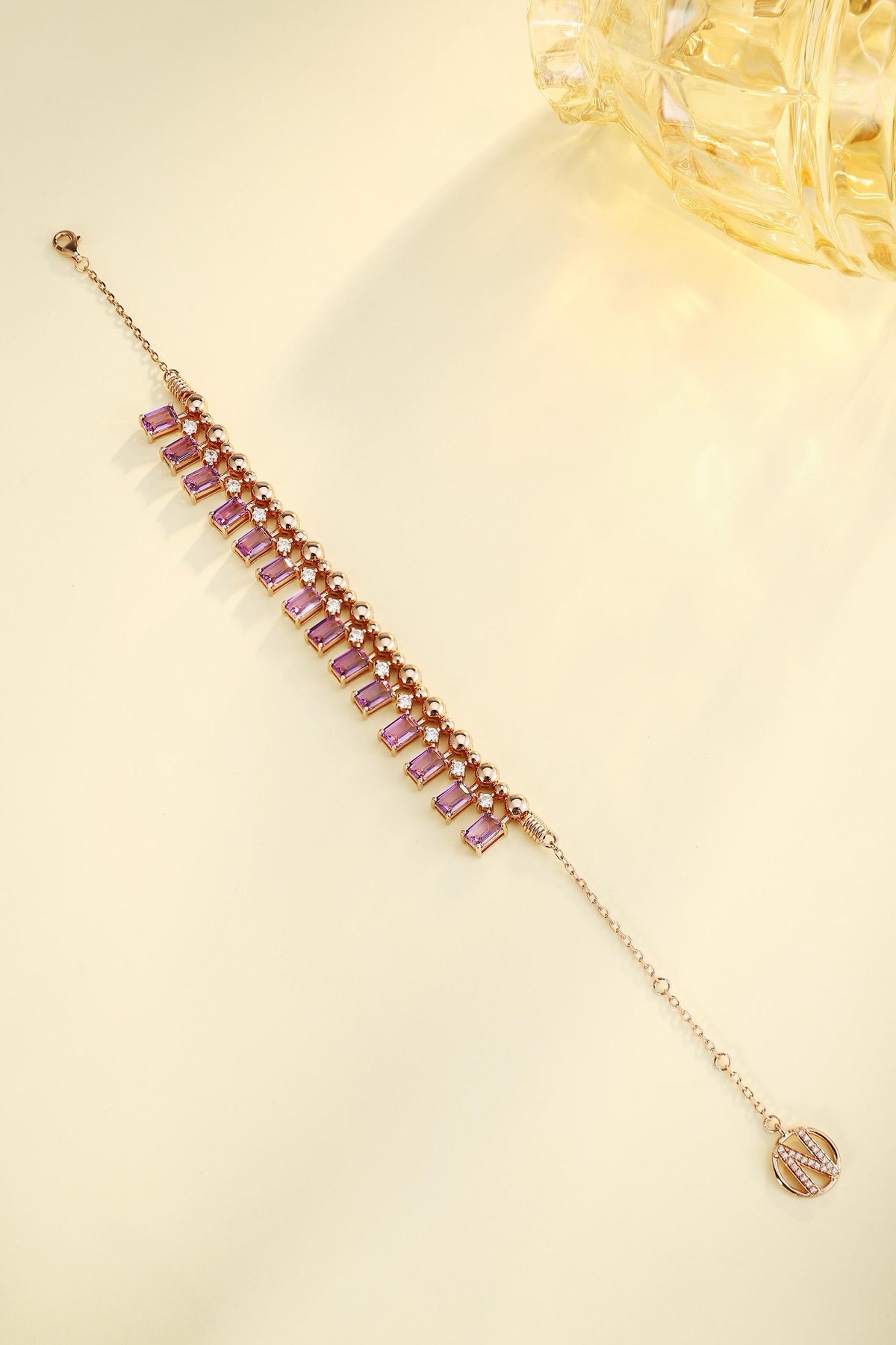 Ruby and diamond necklace by RIAZ