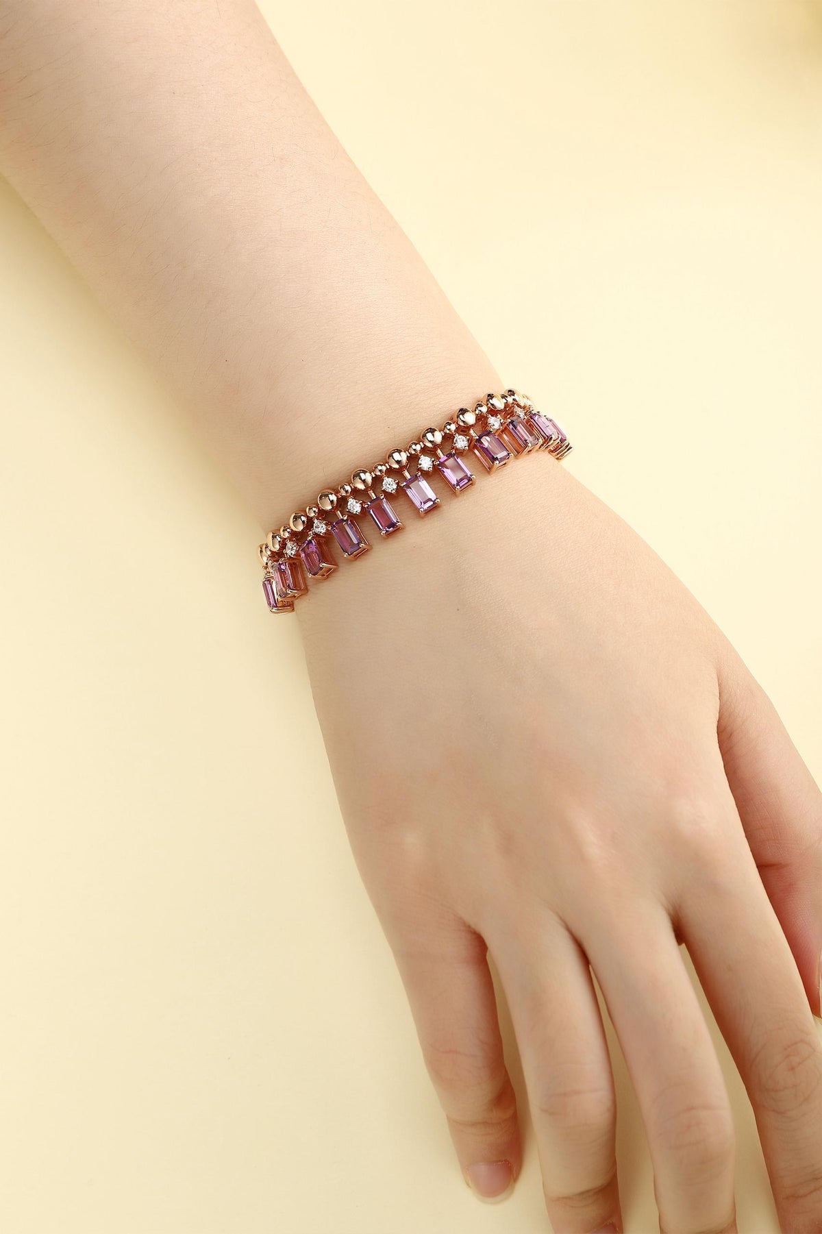 Ruby and diamond necklace by RIAZ