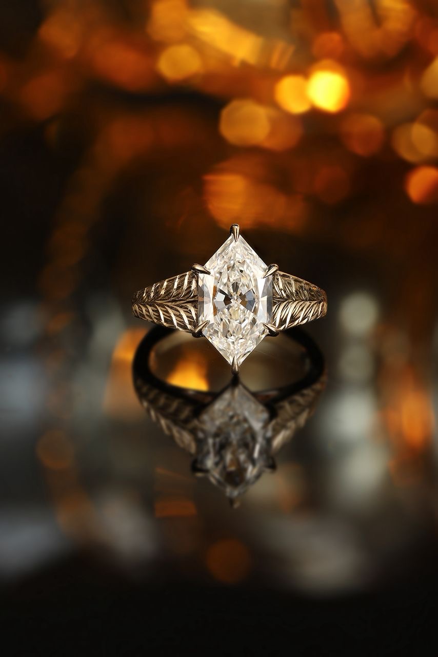 Custom bridal ring stack by RIAZ