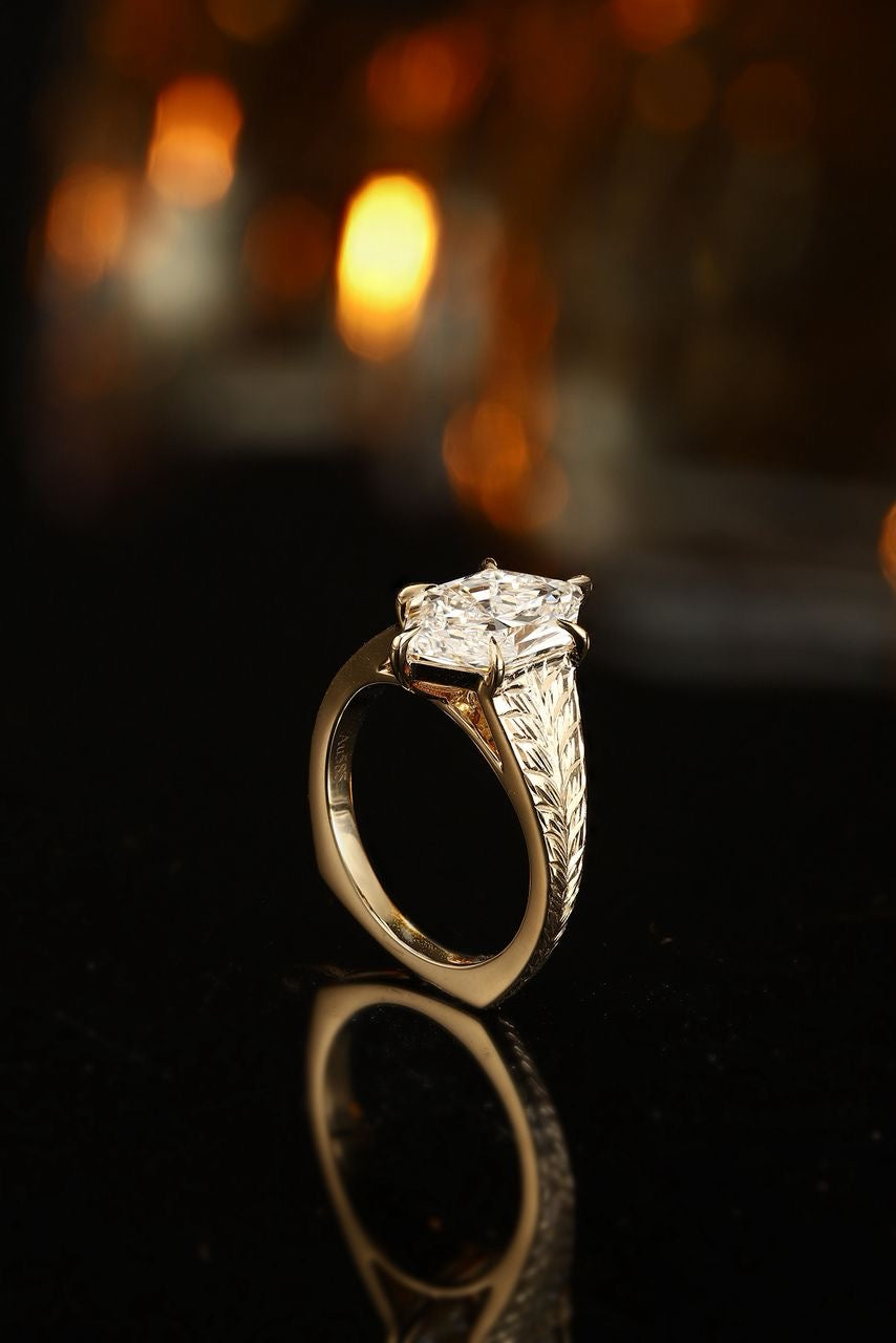 Custom bridal ring stack by RIAZ