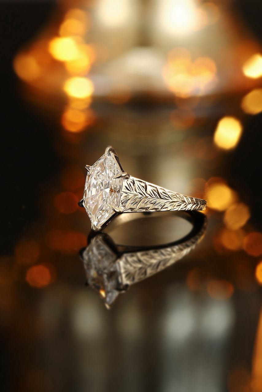 Custom bridal ring stack by RIAZ