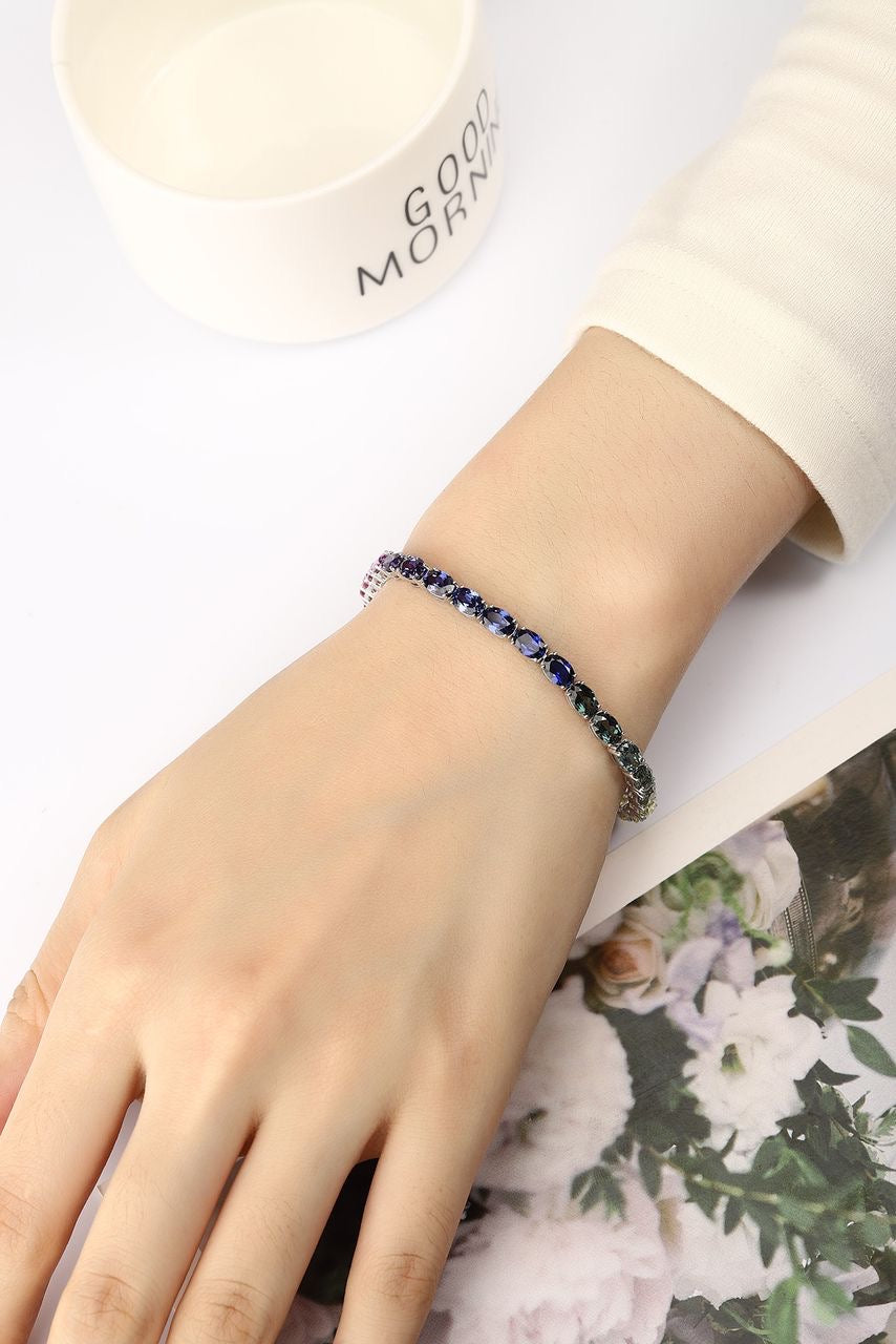 Graduated sapphire bracelet by RIAZ