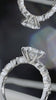 Pear-shaped diamond engagement ring from a finished RIAZ commission