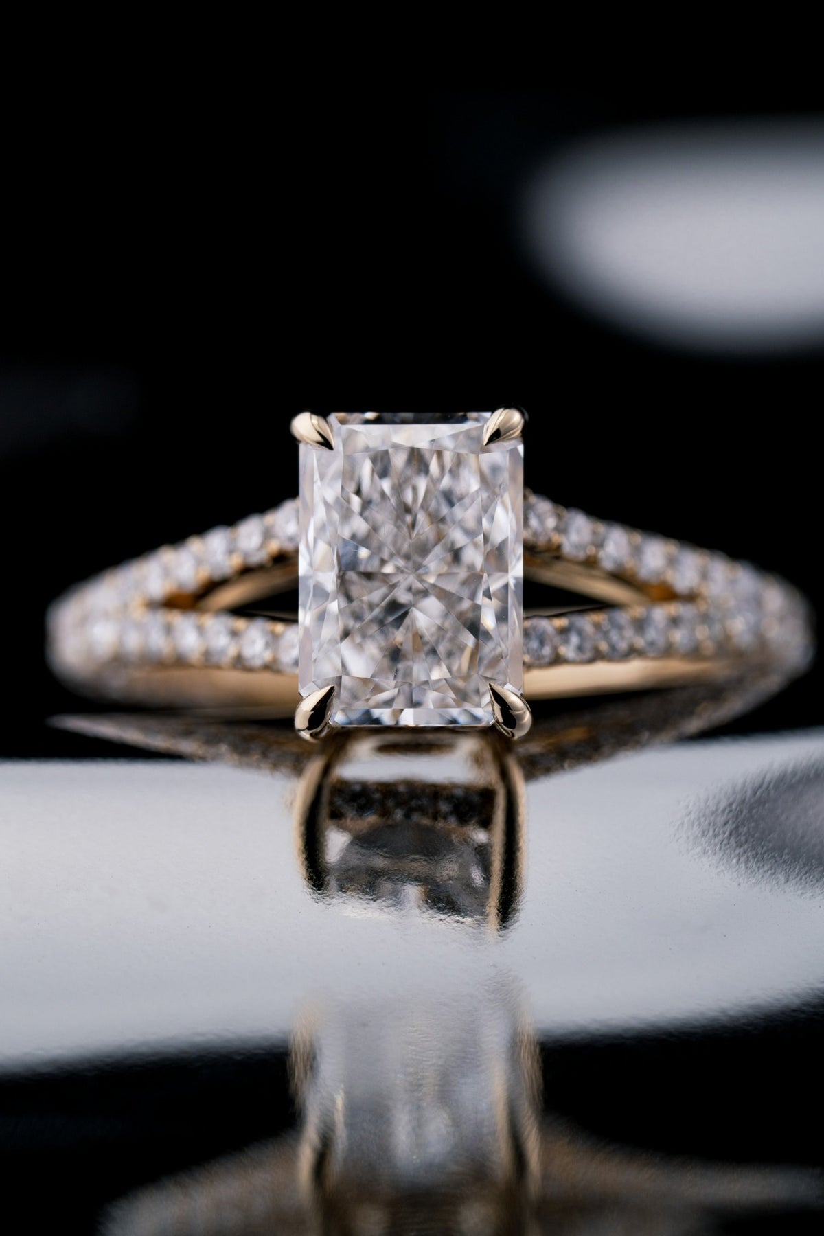 RIAZ radiant diamond commission, detailed studio view